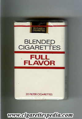 blended cigarettes full flavor ks 20 s usa