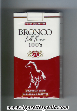 bronco colombian version colombian blend full flavor l 20 s colombia
