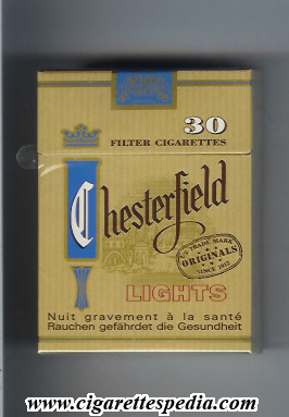 chesterfield originals lights ks 30 h belgium usa