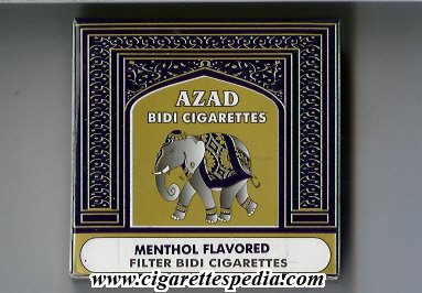 azad bidi cigarettes menthol flavored s 20 b india