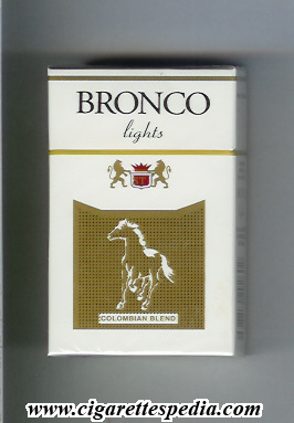 bronco colombian version colombian blend lights ks 20 h colombia