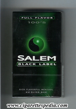 salem black label cigarette