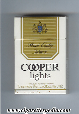 cooper design 1 select quality tobaccos lights ks 20 h greece