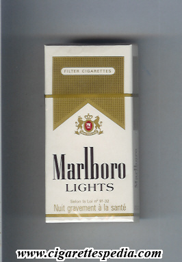 marlboro lights ks 10 h france usa