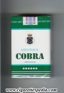 cobra american blend menthol ks 20 s armenia