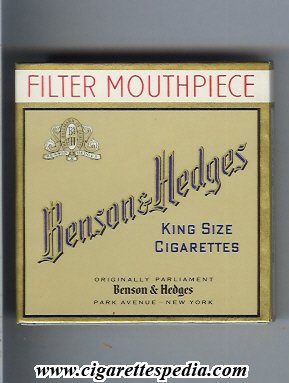 benson hedges filter mouthpiece original parliament ks 20 b diagonal name usa