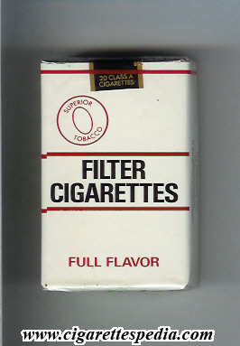 filter cigarettes superior tobacco full flavor ks 20 s usa