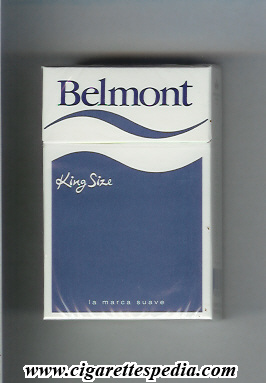File:Belmont chilean version with wavy top king size la marca suave ks 20 h blue white chile.jpg