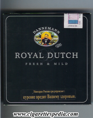 dannemann royal dutch fresh mild l 10 b small cigars russia holland