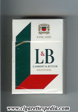 l b lambert butler with l line menthol ks 20 h cameroon england
