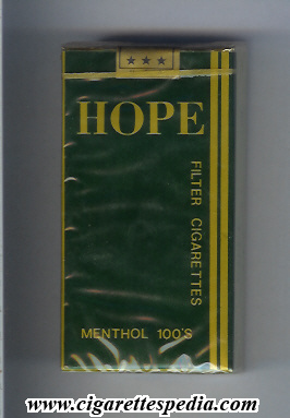hope american version menthol l 20 s usa