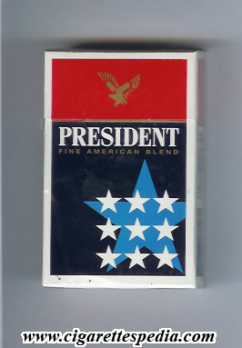 president greek version design 1 fine american blend ks 20 h blue red holland greece