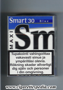 smart finnish version blue maxi 30 ks 30 h smooth taste finland