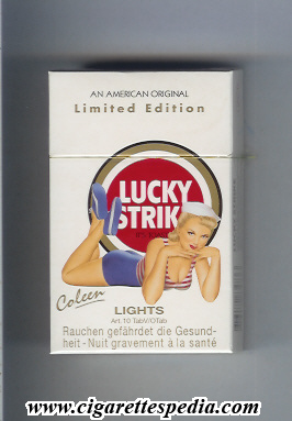 lucky strike with girl lights coleen ks 20 h switzerland usa