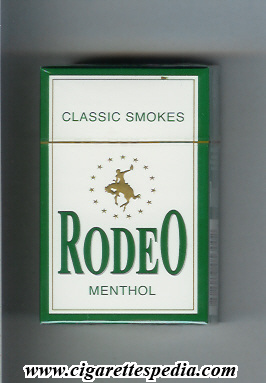 rodeo chinese version classic smokes menthol ks 20 h cyprus china