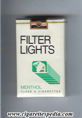 without name with eagle filter lights menthol ks 20 s usa