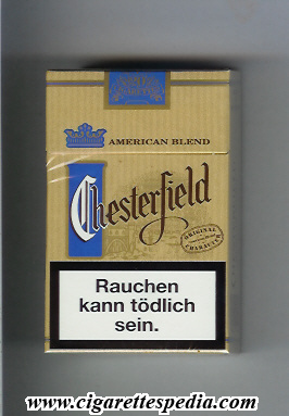 chesterfield original character american blend ks 20 h brown blue germany