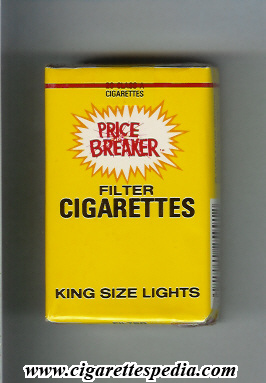 price breaker cigarettes lights ks 20 s usa