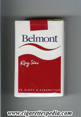 belmont chilean version with wavy top king size ks 20 s red white chile