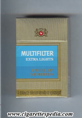multifilter philip morris pm from above extra lights ks 20 h hungary