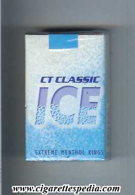 ice ct classic extreme menthol ks 20 s usa