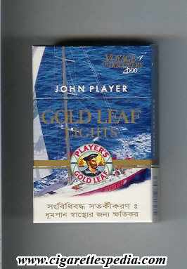 player s gold leaf john player lights ks 20 h blue white with yacht bangladesh