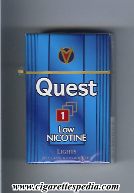 quest 1 low nicotine lights ks 20 h usa