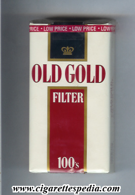 old gold design 2 red name filter l 20 s usa