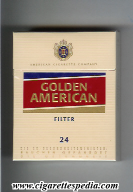 golden american with emblem on the top with diagonal lines filter ks 24 h yellow red germany