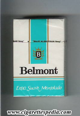belmont honduranian version extra suave mentolado ks 20 h honduras