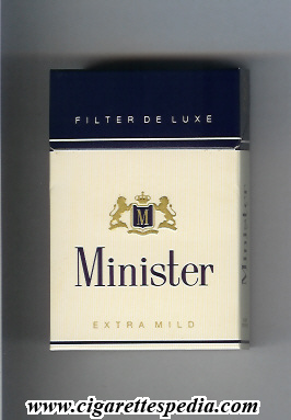 minister extra mild filter de luxe ks 20 h brazil