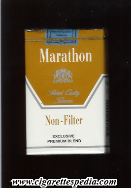 marathon exclusive premium blend non filter ks 20 s white yellow cyprus greece