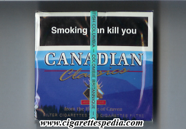 Canadian Classics S-20-B - Canada - Cigarettes Pedia