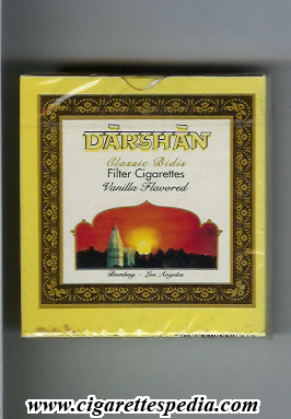 darshan classic bidis vanilla flavored ks 20 b usa india