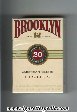 brooklyn design 1 american blend lights ks 20 h france