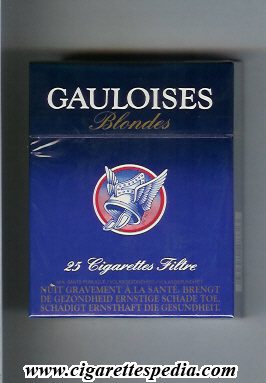 gauloises blondes with ring ks 25 h france