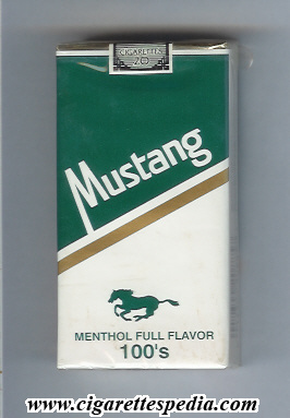 mustang american version menthol full flavor l 20 s usa