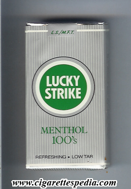 lucky strike l s m f t menthol l 20 s silver usa