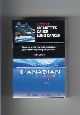 Canadian Classics Silver (version 2) KS-20-H - Canada - Cigarettes Pedia