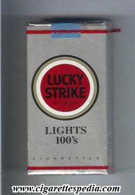 lucky strike lights l 20 s silver usa