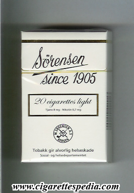 sorensen since 1905 light ks 20 h norway
