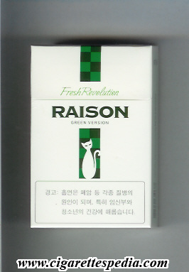 raison fresh revolution green version ks 20 h south korea