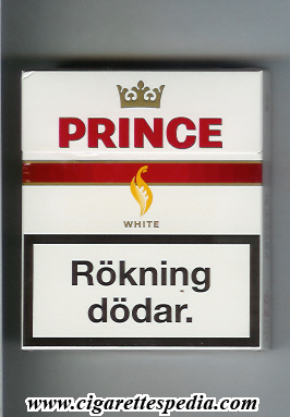 prince with fire white ks 25 h sweden