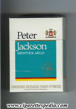 peter jackson australian version menthol mild ks 30 h australia