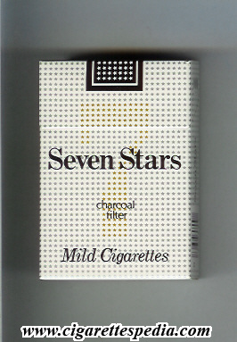 seven stars 7 mild cigarettes charcoal filter ks 20 h japan