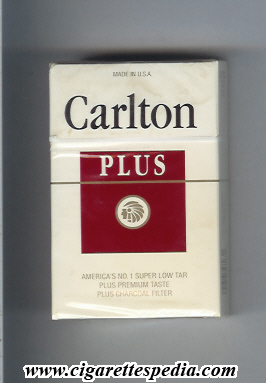 carlton american version horizontal black name plus ks 20 h white red usa