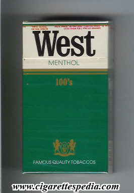 west old design without lines menthol l 20 h usa germany