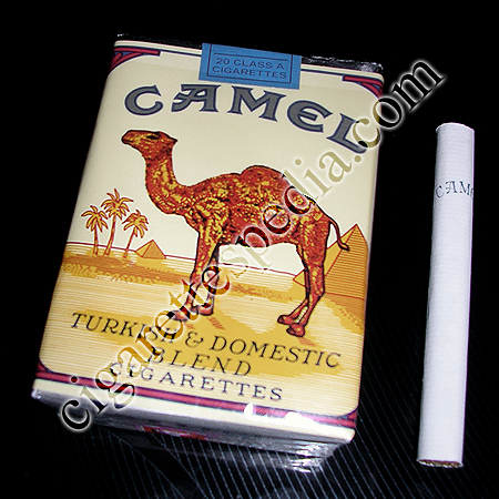 A soft pack of USA-made Camel Non-Filters.  From New York.