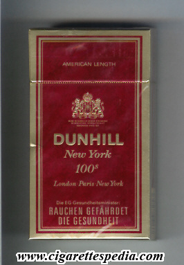 dunhill english version new york l 20 h germany