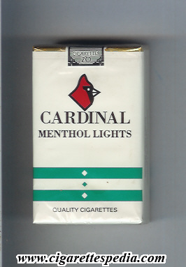 cardinal menthol lights ks 20 s usa